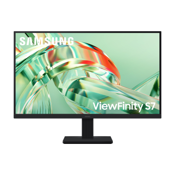 ECRAN 27 Samsung ViewFinity S71H Noir 3840x2160 IPS 16:9 5ms 1000:1 300cd/m&sup2; 144Hz 3000:1 HDMI Displayport Pied simple Ecran inclinable LS27H710EAUXEN"