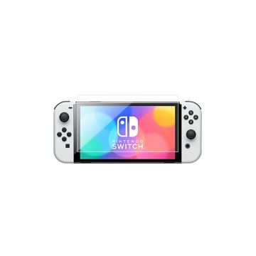 Protection d'écran Nintendo Switch OLED 7 - Conception en Verre Trempé 9H - anti-rayures - transparence totale