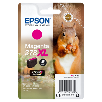 EPSON Cartouche Ecureuil 378XL Encre Claria Photo Magenta 9,3ml