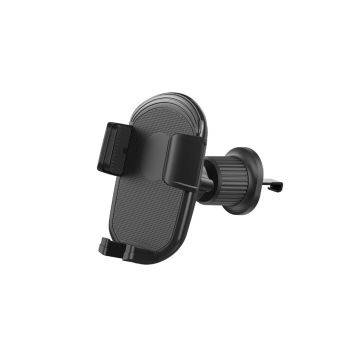 WE Support universel smartphone pour voiture - Fixation ventouse sur le pare-brise/tableau de bord + fixation grille d'aération - MAX 8,9CM