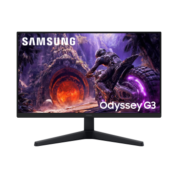 Ecran 24 Samsung Noir Gaming Odyssey G3 G30H 1920x1080 16:9 IPS 250cd/m2 200Hz 1ms 1000:1 HDMI Displayport Casque Pied inclinable LS24HG302EUXEN"
