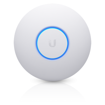 Ubiquiti - UniFi nanoHD Pack de 3 points accès intérieur Wi-Fi AC MIMO 3x3 PoE Dual Band 2100 Mbps + 1 port RJ45 Gigabit
