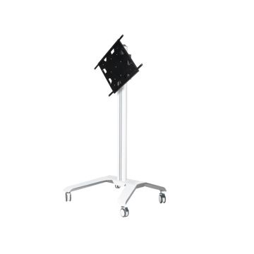 Support à roulettes pour Samsung Flip 55'' et 65'' avec rotation intégrée. VESA 600x400. Couleur blanc / BT8566/WW