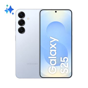 Smartphone Galaxy S25 5G Bleu Clair 12 Go 512 Go Android 15 WIFI7 IP68 batt 4000mAh CR25W Ecran Infinity-O 6.2'' Full HD+ DAS Tete 1.294 Samsung Dex