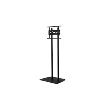 Grand support de sol à écran plat double pôle Capacité 70Kg VESA 600x400 Couleur Noir BT8573/BB