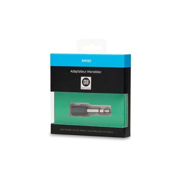 Adaptateur Jack 3.5mm femelle Jack 6.35mm mâle