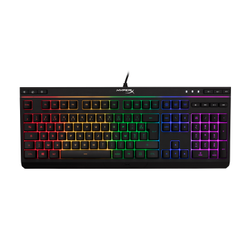 HyperX Alloy Core RGB Noir - Clavier filaire - PC, PS5 , PS4 , Xbox Series X|S et Xbox One, 6 modes LED et 3 niveaux de luminosité, Résistant aux déversements