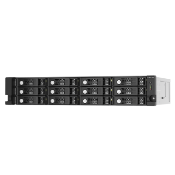 Qnap TL-R1220SEP-RP - Boitier d extension rack (2U) nu 12 BAIES 3.5/2.5 Alim redondante
