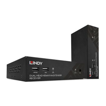 Kit Extender KVM HDBaseT Cat.6 HDMI Dual Head USB, IR & RS232, 100m