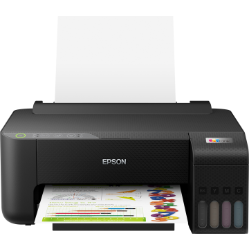 EPSON EcoTank ET-1810 Imprimante Jet d'encre couleur A4 rechargeable 10ppm/5ppm, Wifi, USB, 100f