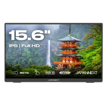 JAPANNEXT JNMDi156FHDRT Ecran LED 15,6" FULL HD (1920x1080) &agrave; 60Hz IPS (ADS) 250 cd/m&sup2; 1000:1 HDR10 1920x1080 16 HDMI USBC