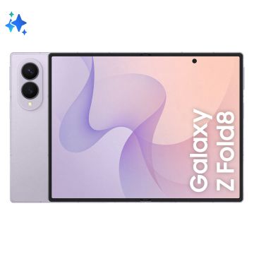 Phone Galaxy Z Fold8 LAVANDE Snapdragon 8 Elite Gen5 16Go 512Go Ecran Pliable 7,6'' et 5.5'' 120hz Dynamic AMOLED 2X AI intégrée Batt 4800mAh SM-F971BLVCEUB