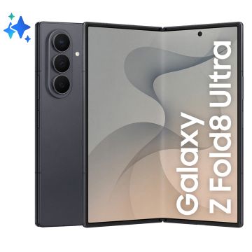 Smartphone Galaxy Z Fold8 Ultra GRAPHITE Snapdragon8 Elite Gen5 12Go 256Go Ecran Pliable 8'' et 6.5'' 120hz Dynamic AMOLED 2X AI intégrée Batt 5000mAh SM-F976BZKBEUB