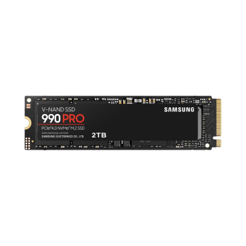 SSD SAMSUNG SERIE 990 PRO M.2 2To 2280 PCIe Gen 4.0 x4 NVMe 2.0 Lecture 7450Mo/s Ecriture 6900Mo/s MZ-V9P2T0BW