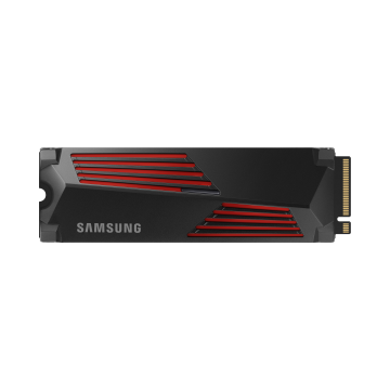 SSD SAMSUNG SERIE 990 PRO + dissipateur M.2 1To 2280 PCIe 4.0 x4 NVMe Lecture 7450Mo/s Ecriture 6900Mo/s MZ-V9P1T0GW