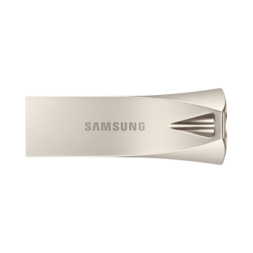 CLE USB SAMSUNG 512G USB 3.1 BAR PLUS - CHAMPAGNE SILVER VITESSE LECTURE JUSQU'A 400Mo/S MUF-512BE3/APC