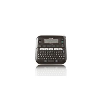 BROTHER PT-D210VP Etiqueteuse 21mm, 2 lignes, 20mm/s, 180dpi, malette transport, adaptateur secteur