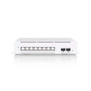 Ubiquiti - USW-PRO-XG-8-POE Commutateur C3 Géré 8 ports 10 GbE PoE++, 2 ports SFP+ 10G