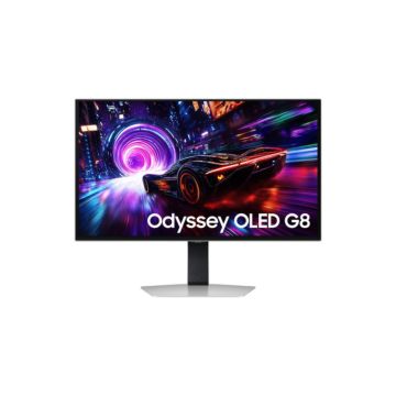 Ecran 27'' Samsung Gaming ODYSSEY G8 Noir OLED 240Hz 0.03ms 3840X2160 250cd/m² 2xHDMI DP 3xUSB Casque Pied réglable hauteur orientable inclinable pivot