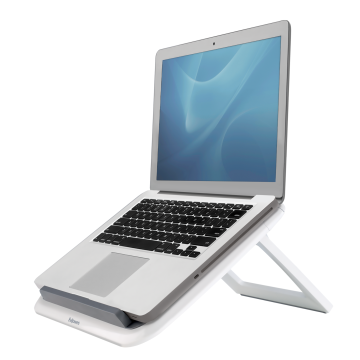 FELLOWES SUPPORT ORDINATEUR PORTABLE ANGLE AJUSTABLE I-SPIRE SERIES BLANCO QUICK LIFT