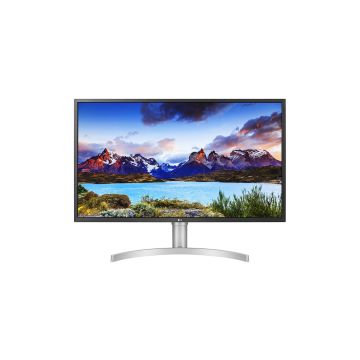 ECRAN LG 32 LED 16:9 UHD 4K 3840x2160 400cd/m² 4ms 60Hz 2xHDMI Displayport DCI-P3 à 95% 2xUSB3.0 USB-C HPs Inclinaison Pied réglab hauteur 32UL750P-W
