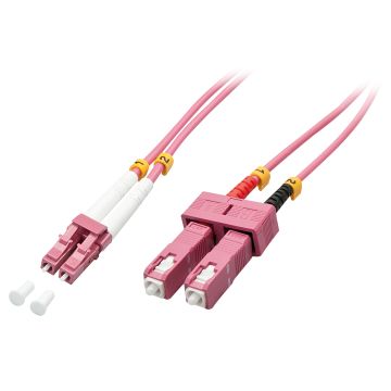 Fibre Optique Duplex LC/SC OM4, 20m