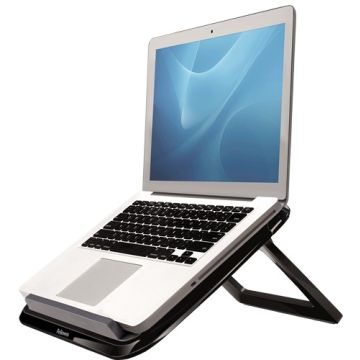 FELLOWES SUPPORT ORDINATEUR PORTABLE ANGLE AJUSTABLE I-SPIRE SERIES NOIR QUICK LIFT
