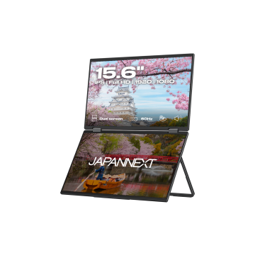 JAPANNEXT JNDMDIPS156F Ecran LED 15,6 FHD (1920x1080) &agrave; 60Hz IPS 250 cd/m&sup2; 1000:1 1920x1080 20ms HDMI USBC"