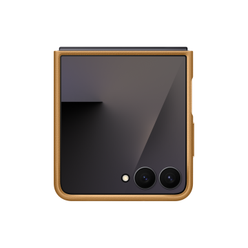 Galaxy Z Flip7 Coque Premium Samsung Couleur camel EF-VF766PAEGWW