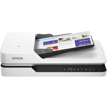 EPSON Scanner WF DS-1660W - Scanner à plat avec chargeur 50p, R-V, 25ppm, Wifi, USB 3