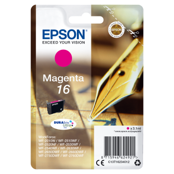 EPSON Cartouche Stylo à plume 16 Encre Durabrite Magenta 3,1ml