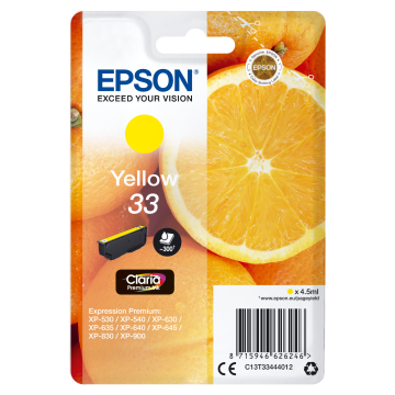EPSON Encre Jaune Claria Premium Oranges 33