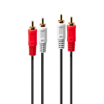 Câble audio Premium 2x RCA mâle vers 2x RCA mâle, 20m