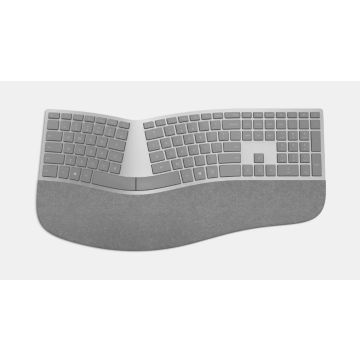 Clavier Microsoft Surface Sans fil Gris ergonomique Bluetooth Comptible avec Tablette (Windows) 3SQ-00002