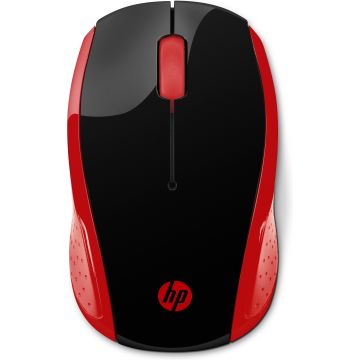 HP 200 Rose imperat - Souris sans fil 1er prix, forme galbée, 2 piles AAA ,1000 ppp