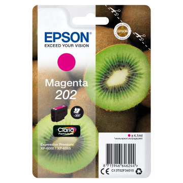 EPSON Cartouche Kiwi 202 Encre Claria Premium Magenta 4,1ml
