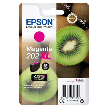 EPSON Cartouche Kiwi 202XL Encre Claria Premium Magenta 8,5ml
