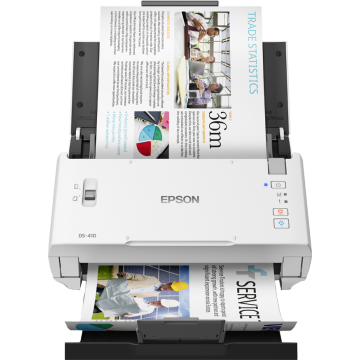 EPSON Scanner WF DS-410 - Scanner à defilement avec chargeur 50p, 600x600dpi, Recto-verso, USB, 26ppm