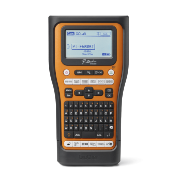 BROTHER Etiqueteuse électricien connectable Bluetooth, Ruban 24 mm max, clavier AZERTY, livré avec mallette