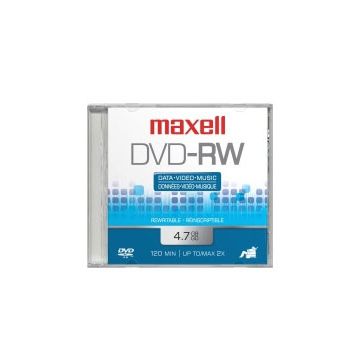 MAXELL Spindle de 25 DVD-RW 4,7 Go 2x 