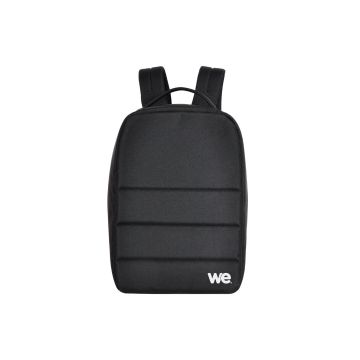 Sac &agrave; dos WE ECO , conception Antivol, 15.6'', mati&egrave;re Eco-responsable ext rPET 900D et int rPET 210D, noir