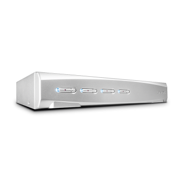 Switch KVM DVI-I Single Link, USB 2.0 & audio, 4 ports