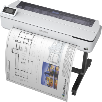 EPSON SureColor SC-T5100 Imprimante 36'' pouces A0 avec pied, 4 couleurs, USB3, Wifi, Wifi direct, Ethernet 