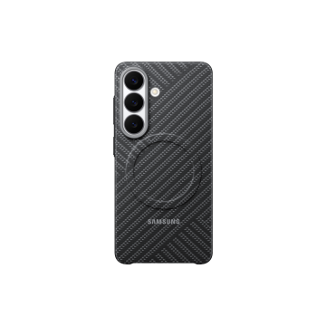 Coque en fibre de carbone Magnet Samsung pour Galaxy S26 couleur Gris EF-KS942SSEGWW
