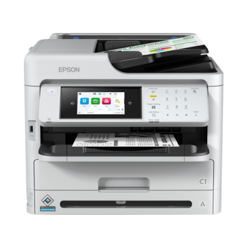 EPSON WorkForce Pro WF-M5899DWF MFP 4en1 Jet d'encre Mono A4 25 ppm, R-V, chargeur 50p, Fax, Wifi, USB, Ethernet, 250f