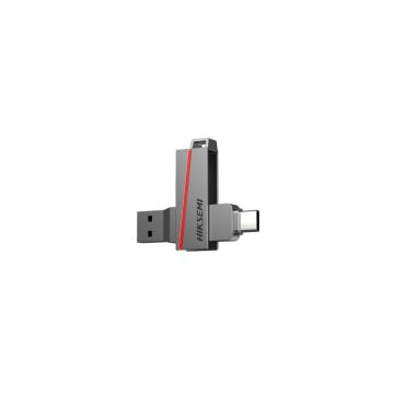 CLE USB HIKSEMI 16 GB Série E307C U3 Dual USB 3.2 et USB Type C Coloris Grey