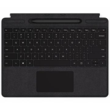 Stylet + Clavier Microsoft Surface Pro X Noir Compatible uniquement Surface Pro X QJV-00004