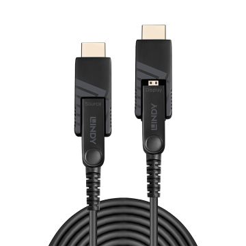 Câble Micro-HDMI 4K60 Hybride Fibre Optique, Connecteurs HDMI & DVI fournis, 100m