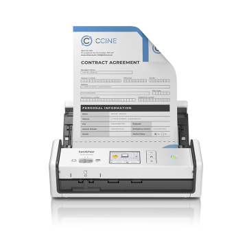 BROTHER ADS1800W Scanner de documents compact, recto-verso, 30ppm, 600dpi, 512Mo, chargeur 20f, Wifi, Wifi-direct,USB-C