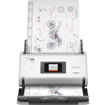 Epson WorkForce DS-32000 - Scanner à défilement A3 avec chargeur 120p, R-V, 90ppm